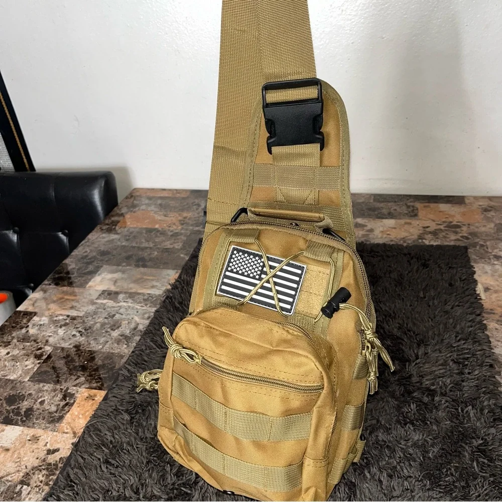 Tactical Gear Shoulder Bag Multi-Use Crossbody for Phone, Tools, Everyday Carry”